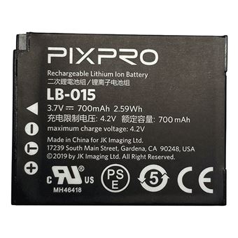 Bateria para Câmara Kodak LB015 | Preto - 1