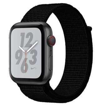 Pulseira de nylon de Substituição WISETONY para Apple Watch Series 4 40mm/Series 3/2/1 38mm Preto - 1