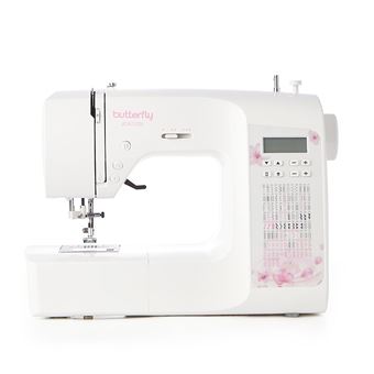 Mini Máquina de Costura Elétrica BUTTERFLY JD6100L | Multifuncional | LED | 100 Pontos - 1