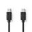 Nedis CCGP60700BK10 cabo USB 1 m 2.0 USB-C Preto_0