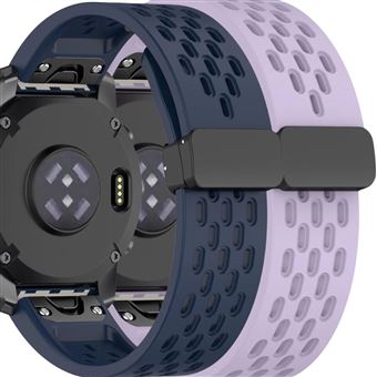Pack 2x Bracelete Antiimpacto SnapFlow para Garmin Fenix 8 Pro Azul e Lavanda - 1