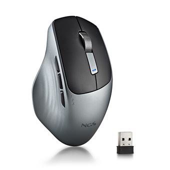 Rato Wireless NGS LUSH-RB | 1600 DPI | Cinzento - 1