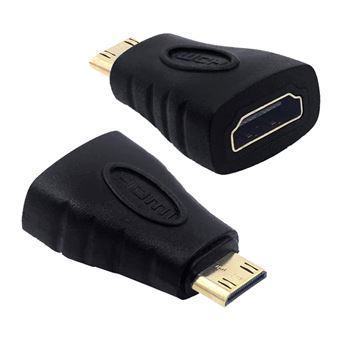 Adaptador para Cabos Techly Mini HDMI - HDMI M/F | Preto - 1
