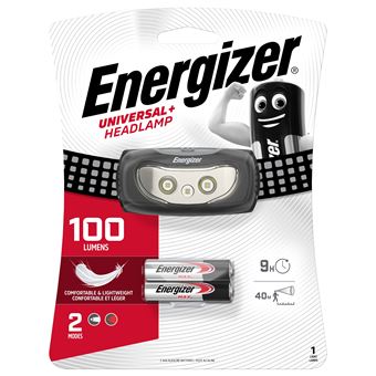 Lanterna Frontal LED Universal Energizer | 100 lm | 2 Pilas AAA Incluidas - Cinza - 1