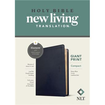 Nlt Compact Giant Print Bible Filament Enabled Edition Red - 1