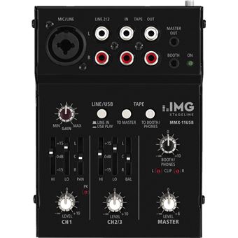 IMG Stage Line MMX-11USB 2 canais 20 - 20000 Hz Preto - 1