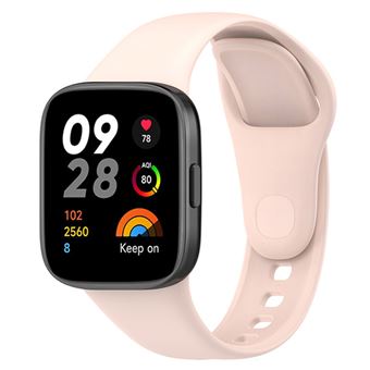 Bracelete Silicone Gift4Me para Xiaomi Redmi Watch 3 Active - Rosa - 1