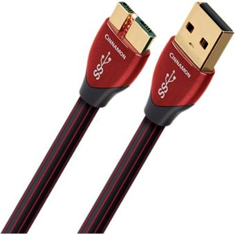 AudioQuest 1.5m Cinnamon Micro-USB 3.0 cabo USB 1,5 m 3.0 (3.1 Gen 1) USB A Micro-USB B Preto