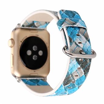 Bracelete de Couro HSMY Colorida para Apple Watch Series 6/ SE/ 5/ 4 | 40 mm - Verde - 1