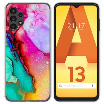 Capa Tumundosmartphone silicone para Samsung Galaxy A13 4G design mármore 15 desenhos - 1