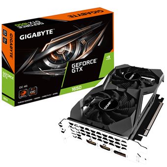 Gigabyte GV-N1650OC-4GD placa de vídeo GeForce GTX 1650 4 GB GDDR5 - 1