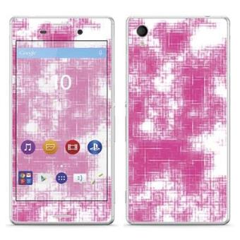 Adesivo Royalsticker Para Sony M4 Aqua (Sticker : Pink Grunge) - 1