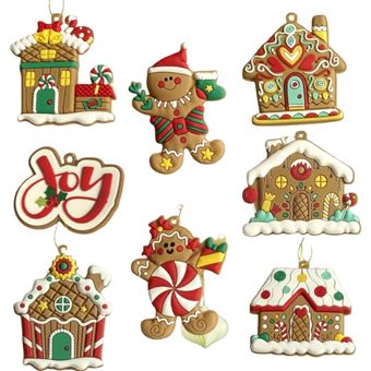 Casa de Gengibre V-REEL | Pendurada | 8 peças - 1