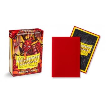 Dragon Shield Matte Small Sleeves | Crimson | 60 Unidades - Arcane Tinmen - 1