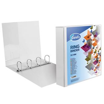 Pasta de Arquivo Personalizável Forofis Pp 91101 | A4 | Comercial L/70 | 4 argolas | Branco - 1