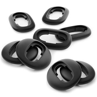 8 x Pontas Auriculares de Silicone Okuli para Fones de Ouvido Samsung Galaxy Buds Live | Preto - 1