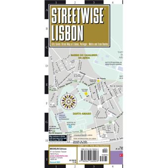 Streetwise Lisbon Map  Laminated City Center Street Map Of Lisbon Portugal By Michelin - 1
