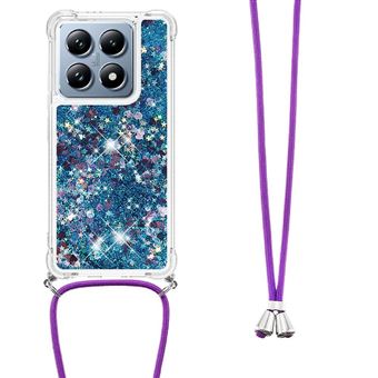 Capa ZURSANA para Xiaomi 14T | TPU | com Cordão | Azul - 1