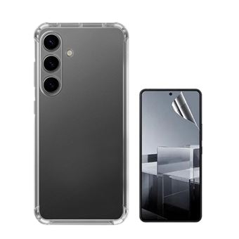 Kit Capa Superprotect Anti-Shock + Pelicula Hydrogel Frente Phonecare para Samsung Galaxy S24 FE | Transparente - 1