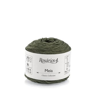 Fio de Lã Rosarios 4 Meia | 50G - Verde 17 - 1