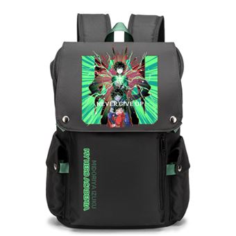 Mochila Infantil Good Deal My Hero Academia 05 | 34 x 21 x 48 cm - Preto/Verde - 1