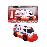 Ambulância Dickie Toys Azul e Vermelho e Branco_2