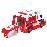 Ambulância Dickie Toys Azul e Vermelho e Branco_3