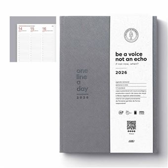 Agenda Semanal A5 2026 Firmo Eco Voice - 1