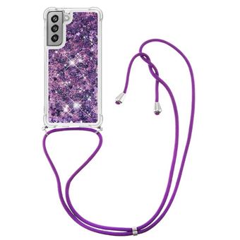 Capa FLOODKING para Samsung Galaxy S21 FE  | Corda Ajustável | Proteção Anti-Queda | Proteção da Lente | Roxo - 1