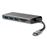 Hub de interface lindy 43278 usb 3.2 gen 1 (3.1 gen 1) type-c 5000 mbit/s cinzento_1