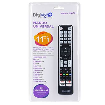 Comando Universal Para Smart TV Digivolt Un-54 - Preto - 1