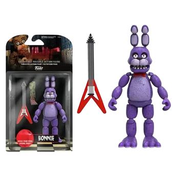 Figura Ação Antiimpacto Five Nights at Freddy's | Bonnie | 20 cm | PVC | Animatrónico Articulado | FNAF - 1