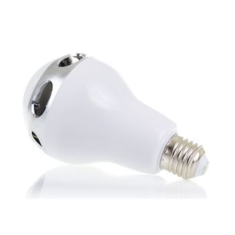 Coluna Bluetooth DAM com Design de Lâmpada com Iluminação BT5 - Prateado - 1