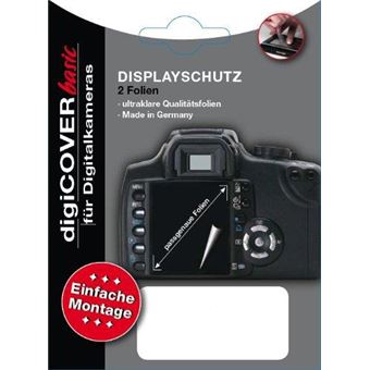 Protetor de ecrã DigiCover Screen Protector Basic f/ Olympus mju 5010 Câmara - 1