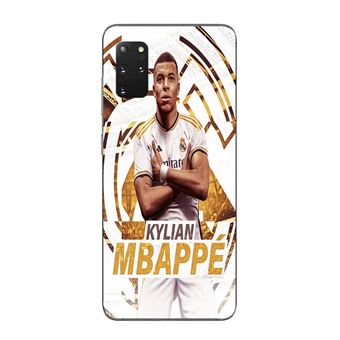 Capa Maniacase para Samsung Galaxy S20 Plus Kylian Mbappe Celebração do papel de parede do Real Madrid - 1