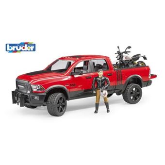Carrinha RAM de Brincar Bruder com Ducati Scrambler
