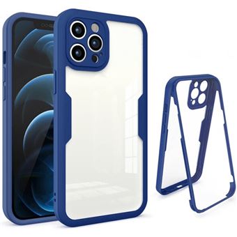 Capa Anti-Crash 360 Protection á Prova de Choque Frente e Verso Phonecare para Apple iPhone 14 - Azul Escuro - 1