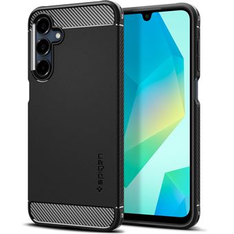 Capa para Telemóvel Spigen Rugged Armor | Preto - 1