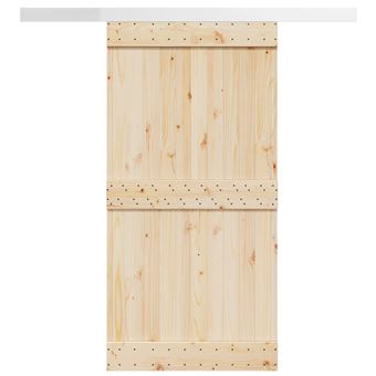 Kit de ferragens para porta de correr vidaXL | tira liga alumínio | 200 cm - 1