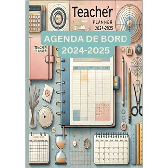 Agenda De Bord 2024-2025 - Planificateur Scolaire Pour Enseignant - 1