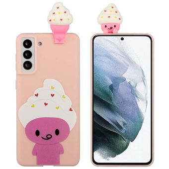 Capa magunivers e TPU anti-riscos, à prova de choque, padrão de figura 3D sorvete para Samsung Galaxy S22 5G - 1