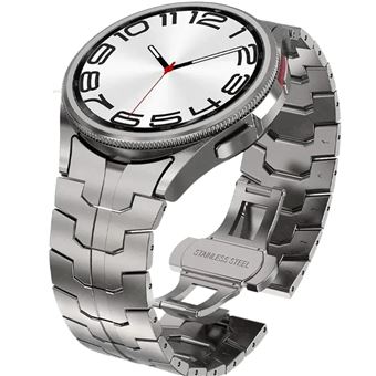 Bracelete SteelLink Antiimpacto | para Samsung Galaxy Watch6 Classic 43mm | Prata - 1