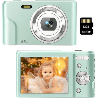 Câmara Compacta Digital LKC DC311AF 48MP | Resolução HD | Tela de 2, 4'' | 32GB - Luz Verde - 1