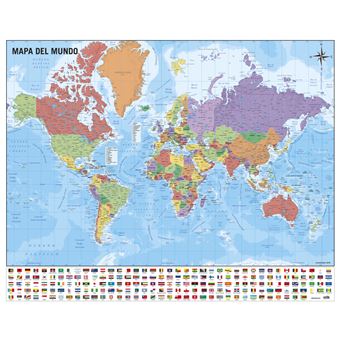 Mini Poster World Map - 1