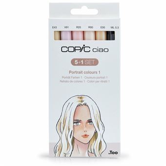 Marcador Copic Ciao 5+1 Set Portait Colours 1 - 1