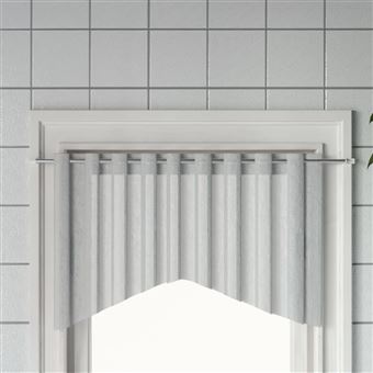 Varões para Cortinas vidaXL | 2 Peças | 90-130 cm | alumínio branco e prateado - 1