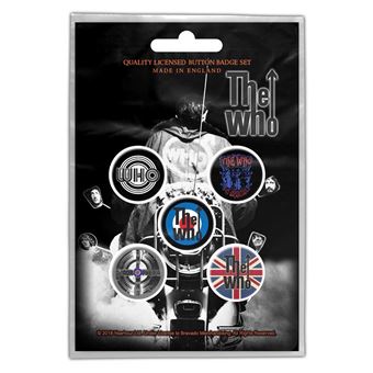 Crachá Rock Off THE WHO - Quadrophenia | Button Badge | 5 Unidades - 1
