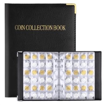 Álbum de Moedas CO-Phénix | 480 Peças Bolsos - Preto - 1