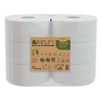 Papel Higiénico Papernet 419739 | Branco - 1