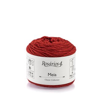 Fio de Lã Rosarios 4 Meia | 50G - Vermelho 26 - 1